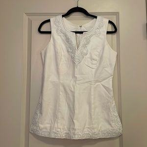 EUC size 8 white/off white Lilly Pulitzer top